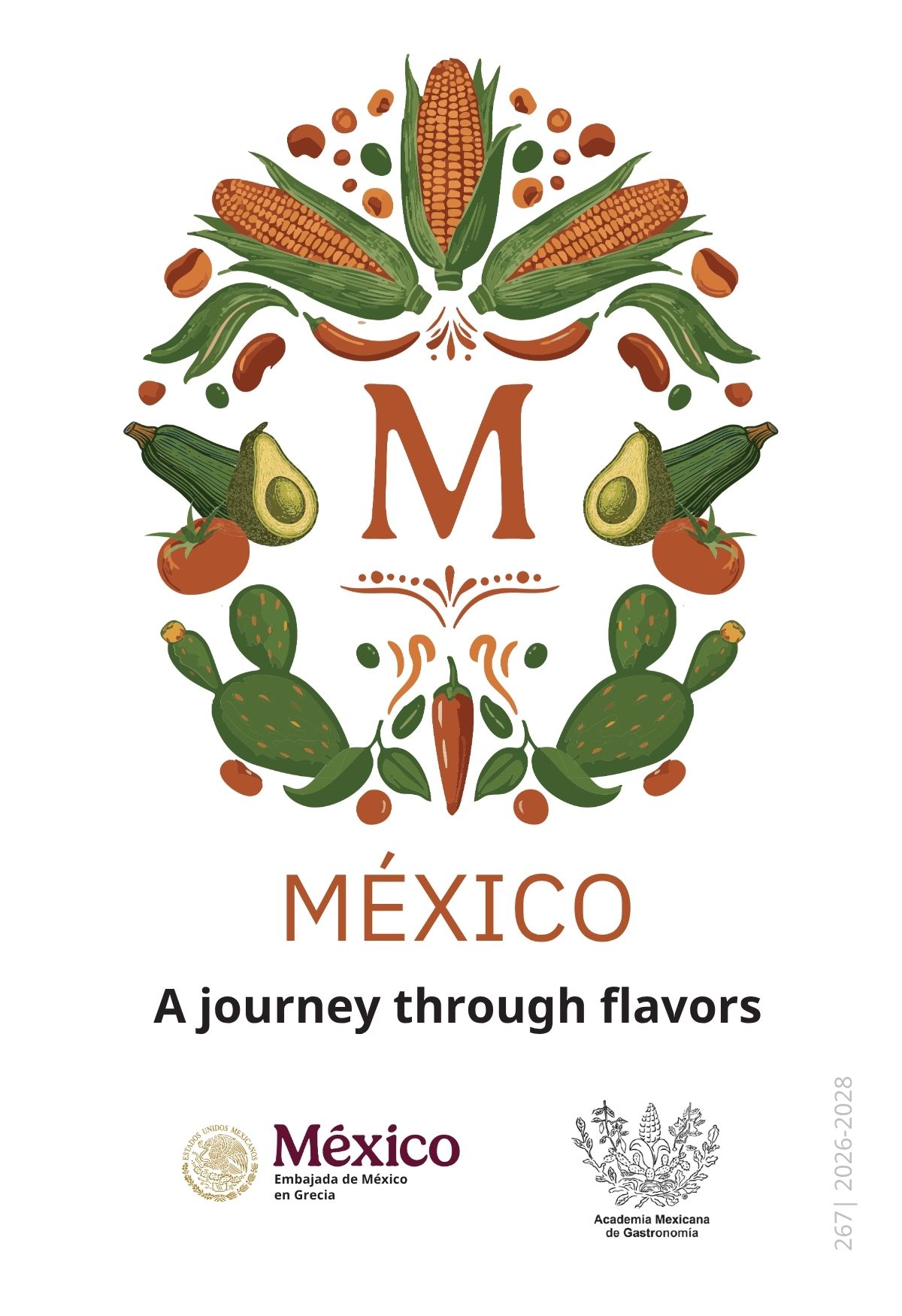 Sello M Distintivo de la Gastronomía Mexicana Seal Emblem